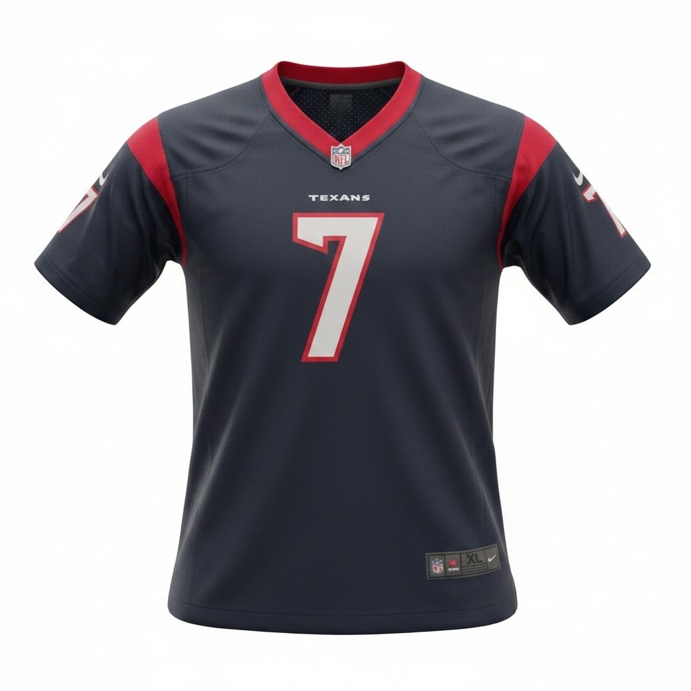 Nike Jersey Kids XL Blue Houston Texans C.J. Stroud 7 NFL On Field Football Mesh